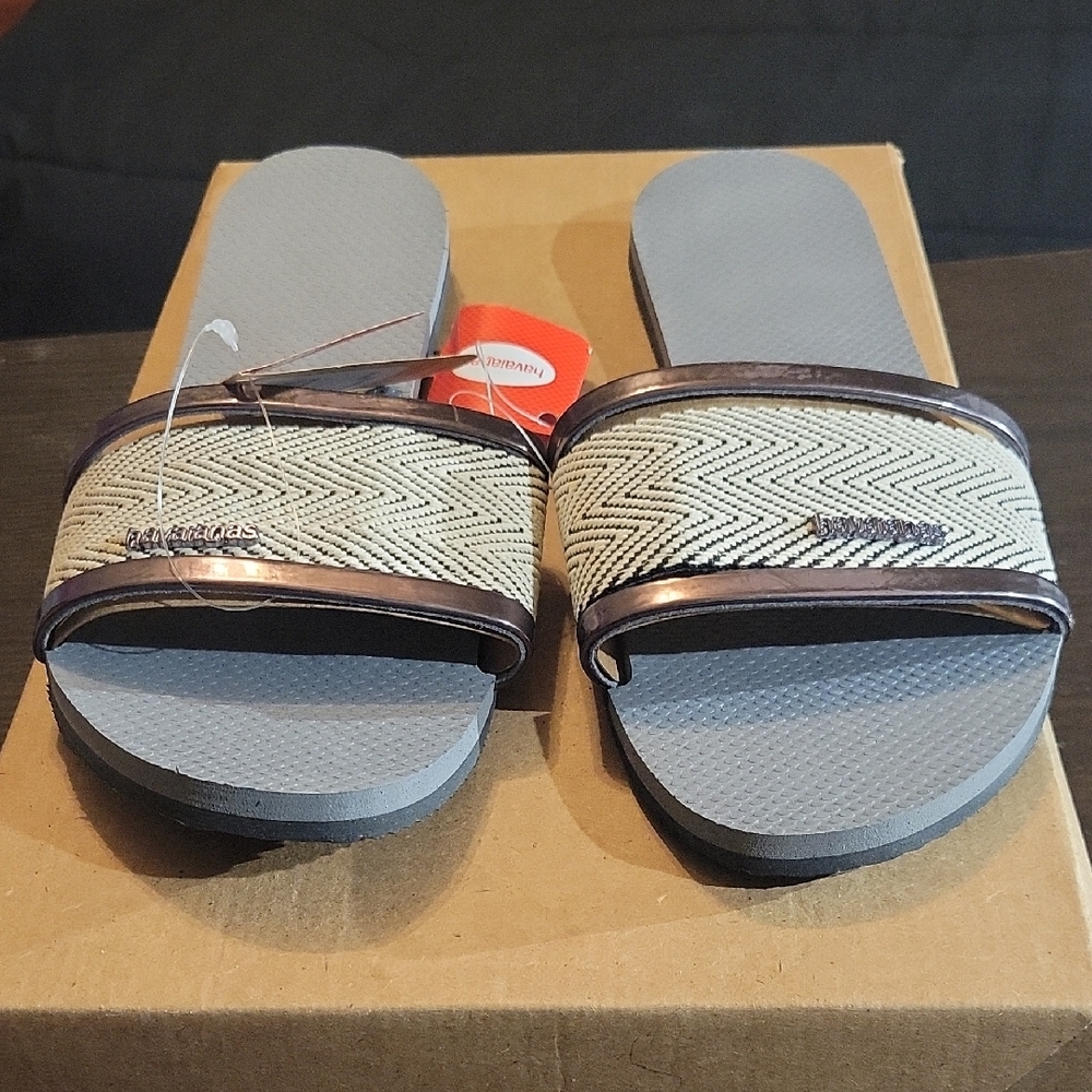 Havaianas Women's You Trancoso Premium Slide Sandals Size 9.5/10 NWT - Picture 4 of 6